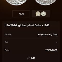 USA coin liberty half dollar silver 1942