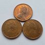 Gibraltar 3 Coins 1p Gibraltar 1p Penny Mace of the House of Assembly Image 2