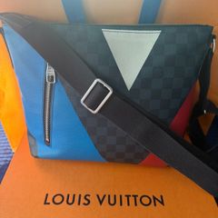 Authentic Louis Vuitton Damier Cobalt Mick PM N41639 America's Cup