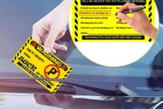 50Pcs Bad Parking Cards