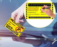 50Pcs Bad Parking Cards