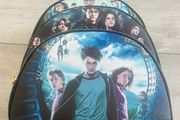 Loungefly Harry Potter Backpack Triple Three Zip Pocket