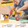 Cordless Heat Gun for Dewalt 20V Battery, Dual Temperature Settings 300 C and 550 C Fast Heating Hot Air Gun with 3 Nozzles for Shrink Tubing, Vinyl Wrap, Crafting, Electronics (No Battery) Image 2