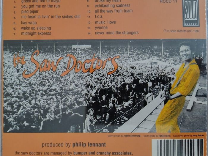 The Saw Doctors - All The Way From Tuam CD (1992) Folk Rock EX+