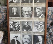 "Irish Writers" Large framed print