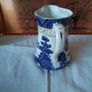 Booths 19th Century Real Old Blue Willow jug Image 2