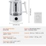 Hydrogen Water Pitcher Generator, 1.5 L / 52.8 oz Large Capacity Hydrogen Generator Water Kettle, SPE and PEM Technology, Hydrogen Rich Water Ionizer Machine for Brewing Coffee or Tea Image 6