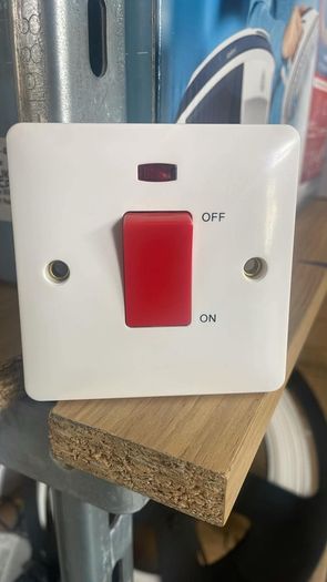 32A 1 Gang DP Switch with Neon