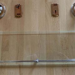 Glass Bathroom Shelf