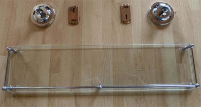Glass Bathroom Shelf