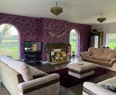 3 Matching 3-Seater Sofas & Ottoman - Excellent Condition - AVAILABLE SEPERATELY