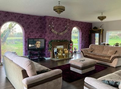 3 Matching 3-Seater Sofas & Ottoman - Excellent Condition - AVAILABLE SEPERATELY