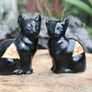 Pair of Vintage  Black Cats Image 5