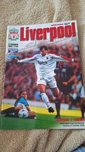 Vintage Liverpool FC Match Programmes 1990's x9