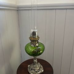 Vintage French Oil Lamp