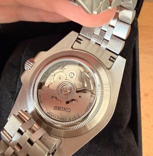 Seiko 4R35 Automatic Purple GMT-Style Mod