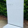 Premium Gloss White Peg Board Display Stand - Shops / Exhibitions - 50 Free Hooks!! Image 3