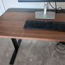 MITTZON office desk walnut veneer/black Image 5