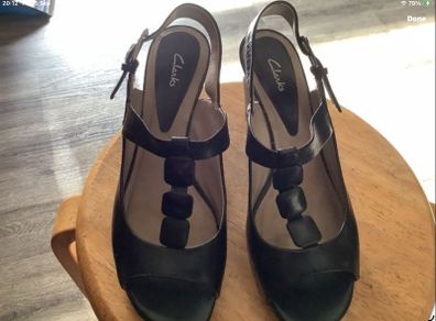Clarks Sandals leather size 7