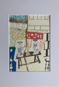 Original Art Westport Interior Design Westport Street painting contemporary Irish Art abstract painting