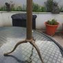 Antique Brass and leather Telescope with stand Image 9