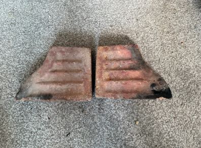 Pair of fire brick sides