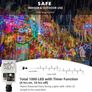 Christmas Lights Outdoor Decorations, Extra Long 120m 1000LED Mains Powered Fairy Lights, Outside Waterproof Plug in String Lights for Xmas Festival Party Holiday Wedding Decor (MULTIPLE COLOURS) Image 8