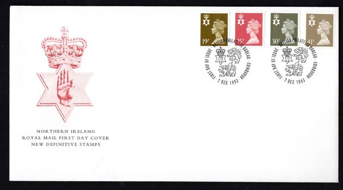 1993 Great Britain Northern Regional Definitive Stamps (Machin) Royal Mail Addressed First Day Cover (FDC)