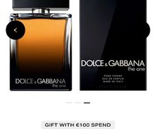 D&G The One 100ml parfum for him