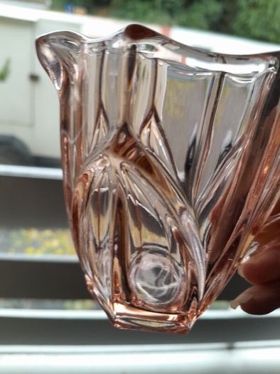 Vintage Pink Glass Jug