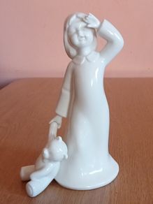 Vintage Regency Fine Arts  White Porcelain Figurine