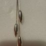 silver teardrop necklace Image 7