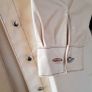 Pretty Little Things Stone PU Contrast Stitch Denim Shacket UK 8 New, AV Image 5