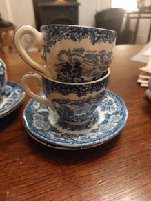 cups and saucers