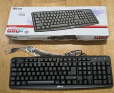Trust Wired Keyboard  Full Size (UK Layout)  Like New
