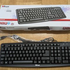Trust Wired Keyboard  Full Size (UK Layout)  Like New