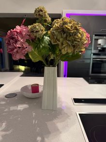 Large Artificial Hydrangeas & Sedum Stems