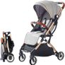 White Frame Lightweight Stroller,Compact Travel Buggy,Stylish Pushchair,One Hand Foldable,Five-Point Harness,Great for Airplane, Upgraded Wheels,with Accessories MULTIPLE COLOURS AVAILABLE (FREE POSTAGE) Image 7