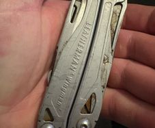 leatherman wingman in need of a clean multitool camping fishing