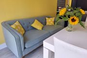 Blue Settee 3 Seater