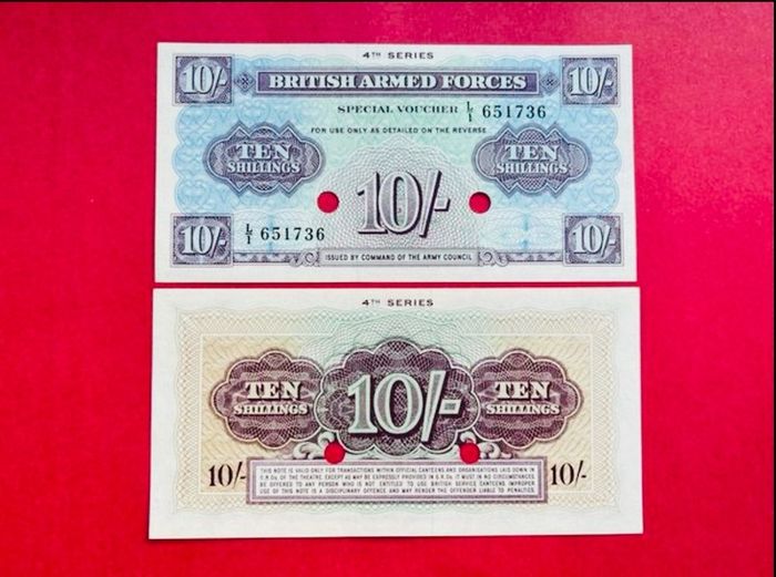 Great Britain 10/shilling 4th Series    ( UNCIRCULATED )