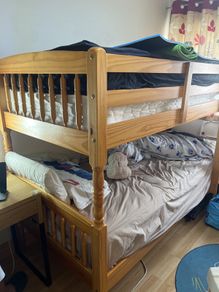 Solid Wooden Bunk Bed