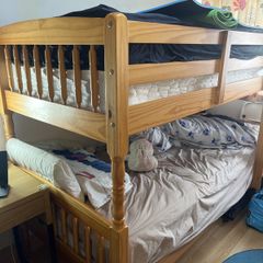 Solid Wooden Bunk Bed