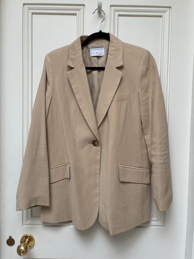 NEW Ladies Cream /Stone Blazer : Size 8
