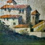 Large antique oil painting on canvas Image 3