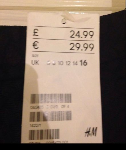 Bnwt black H&M skirt