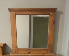 Mexican Oak Dresser Mirror