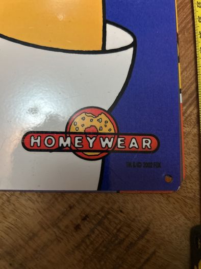 Simpsons metal sign