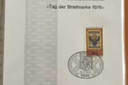 1976 Deutsche Bundespost (Germany) First Day Cover pages (23) in Lindner Album