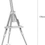 Wooden Easel/Tripod Artist Field Easel Portable - Beech Wood Studio Easel Foldable - Max Height up to 191cm - Drawing, Painting, Storefront (FREE POSTAGE) Image 2